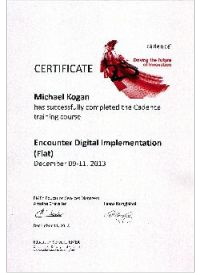 EDI training certificate of Michael Kogan