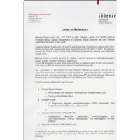 Michael Kogan Cadence Design Systems  Recommendation letter, Zeugnis